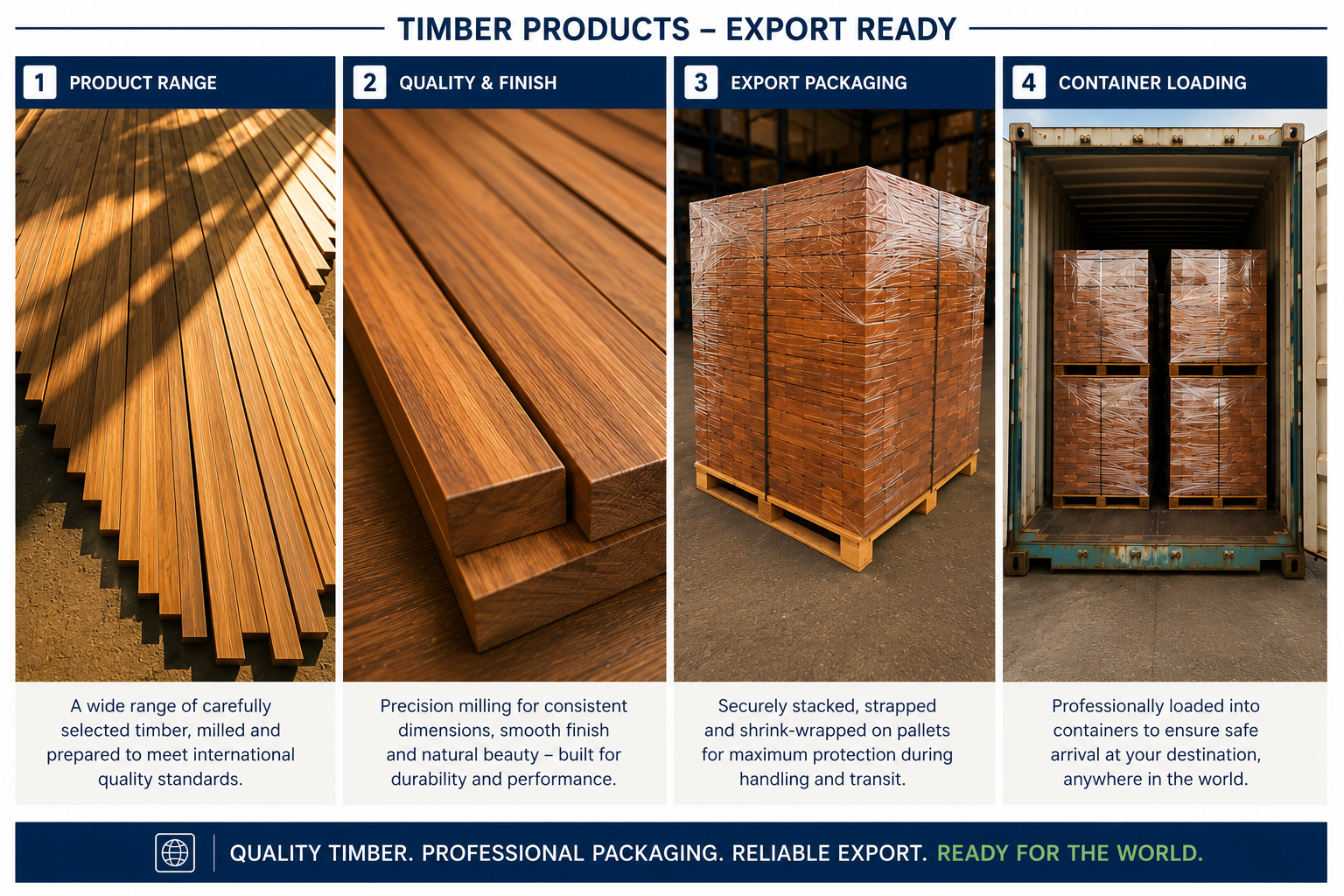 Export Timber for Specialist Manufacturing